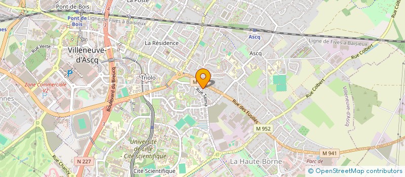 localisation de l'entreprise SOCIETE CIVILE FAMILIALE THIBALI à VILLENEUVE-D'ASCQ