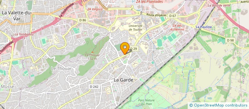 localisation de l'entreprise SOCIETE CIVILE FAMILIALE TRISKEL  LA GARDE