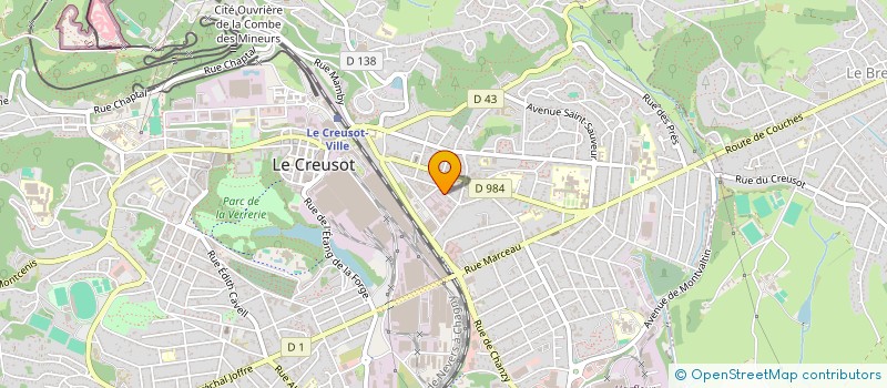 localisation de l'entreprise SOCIETE CIVILE FAMILIALE VANNIER  LE CREUSOT