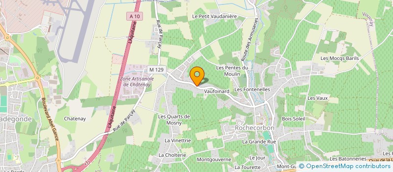 localisation de l'entreprise SOCIETE CIVILE FELIX DUJARDIN à ROCHECORBON
