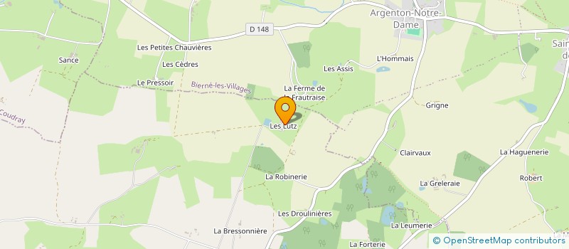 localisation de l'entreprise SOCIETE CIVILE FERMIERE DES LUTZ à DAON