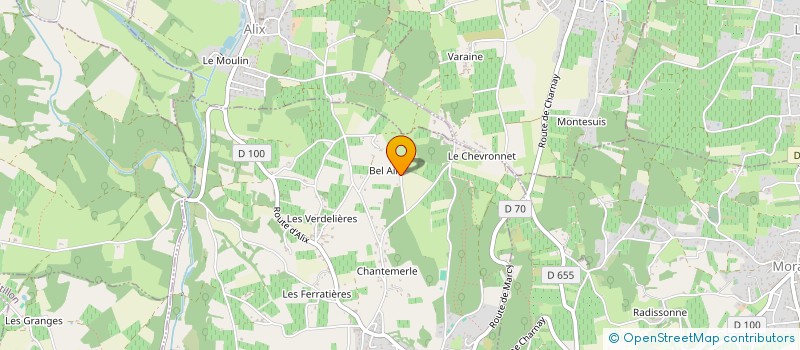 localisation de l'entreprise SOCIETE CIVILE FIDEMOB  CHARNAY