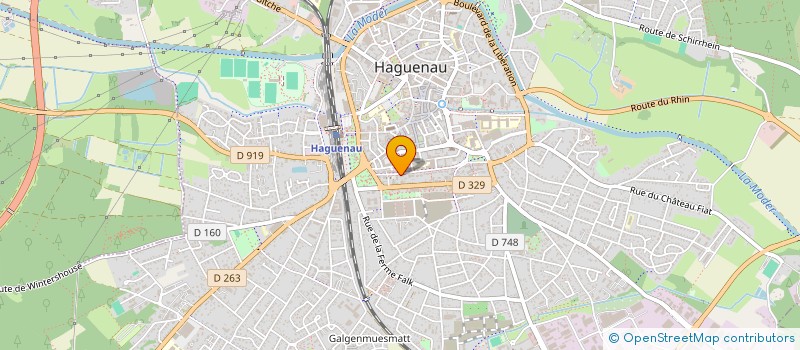 localisation de l'entreprise SOCIETE CIVILE FIGNIER KLEIN  HAGUENAU