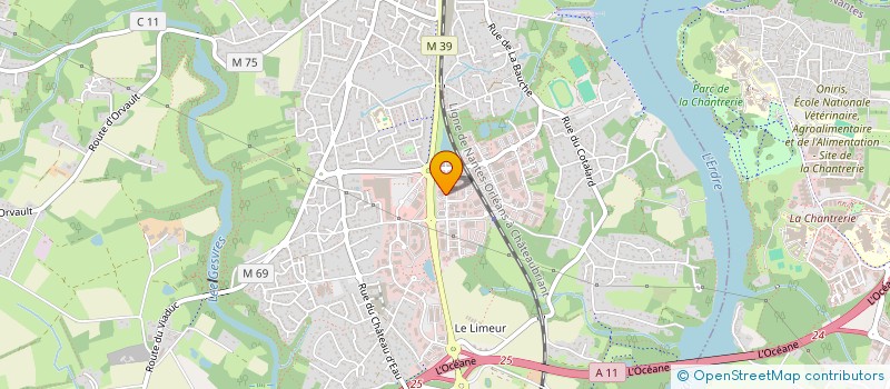 localisation de l'entreprise SOCIETE CIVILE FINANCE  LA CHAPELLE-SUR-ERDRE