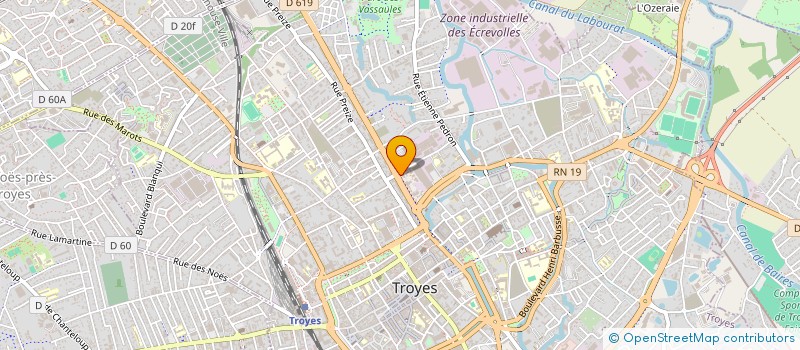 localisation de l'entreprise SOCIETE CIVILE FINANCIERE CIAGEC à TROYES