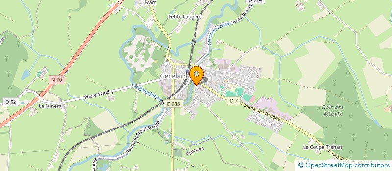localisation de l'entreprise SOCIETE CIVILE FINANCIERE DE LA ROSIERE à GENELARD