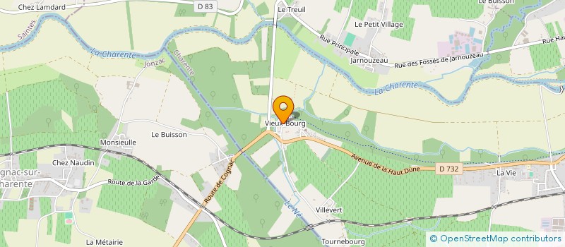 localisation de l'entreprise SOCIETE CIVILE FINANCIERE DU VIEUX BOURG  MERPINS