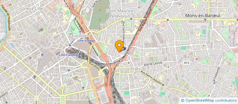 localisation de l'entreprise SOCIETE CIVILE FINANCIERE JMV à LILLE