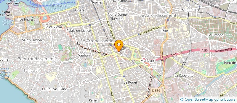 localisation de l'entreprise SOCIETE CIVILE FINANCIERE LA DAUPHINE  MARSEILLE