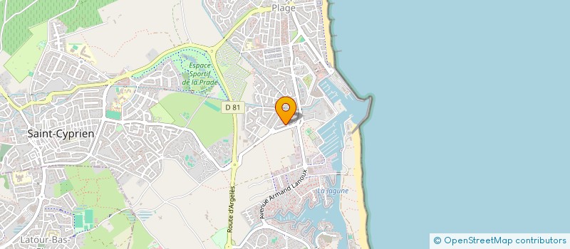 localisation de l'entreprise SOCIETE CIVILE FINANCIERE LANDRU  SAINT-CYPRIEN