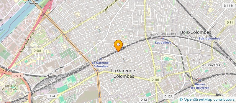 localisation de l'entreprise SOCIETE CIVILE FINANCIERE MAREUIL à LA GARENNE COLOMBES