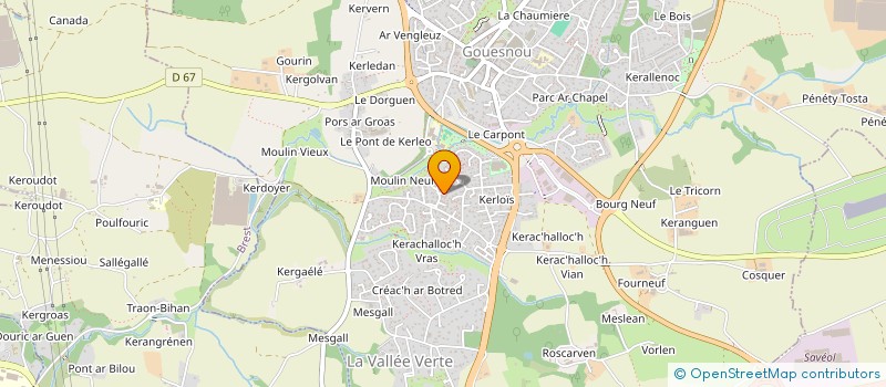 localisation de l'entreprise SOCIETE CIVILE FINANCIERE PRIGENT à GOUESNOU