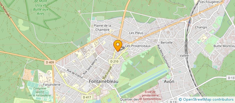 localisation de l'entreprise SOCIETE CIVILE FINANCIERE RBD à FONTAINEBLEAU