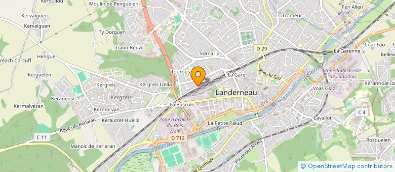 localisation de l'entreprise SOCIETE CIVILE FINANCIERE WARGNIER  LANDERNEAU