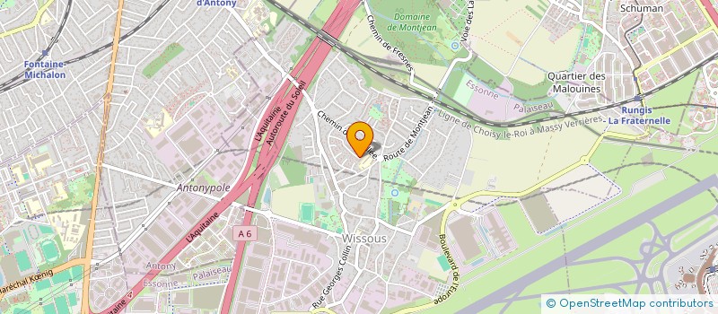 localisation de l'entreprise SOCIETE CIVILE FITA  WISSOUS