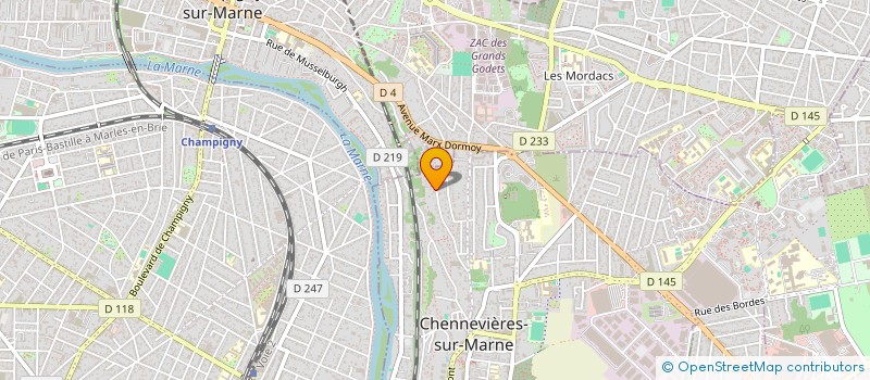 localisation de l'entreprise SOCIETE CIVILE FLANDRES ET OCCITANIE  CHENNEVIERES-SUR-MARNE