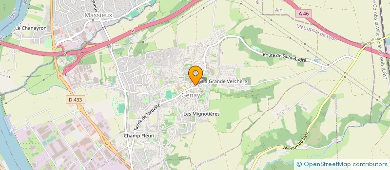 localisation de l'entreprise SOCIETE CIVILE FLDGM  GENAY