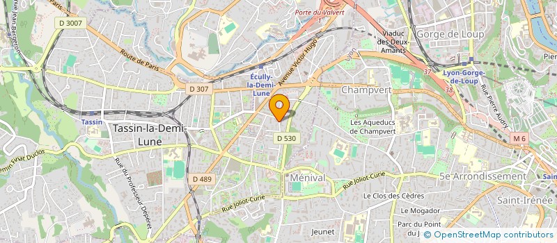 localisation de l'entreprise SOCIETE CIVILE FLORINE  TASSIN-LA-DEMI-LUNE