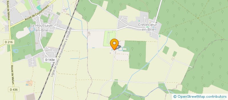 localisation de l'entreprise SOCIETE CIVILE FONCIERE DE BISSEAUX  CREVECOEUR-EN-BRIE