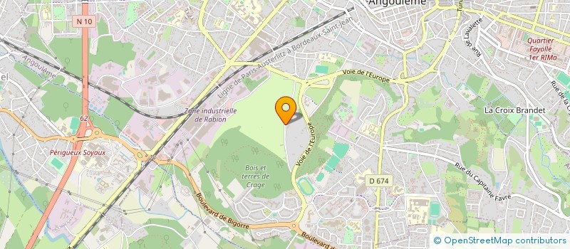 localisation de l'entreprise SOCIETE CIVILE FONCIERE DES ERABLES à ANGOULEME