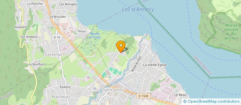 localisation de l'entreprise SOCIETE CIVILE FONCIERE ET FORESTIERE  SAINT-JORIOZ