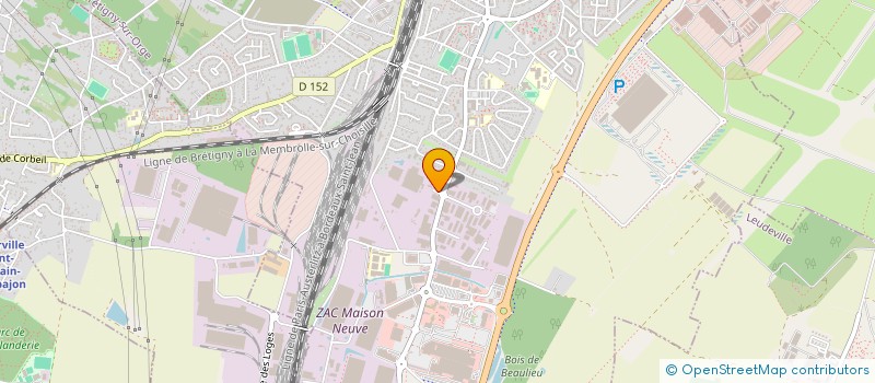 localisation de l'entreprise SOCIETE CIVILE FONCIERE GODARDIERE  LES ULIS