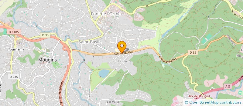 localisation de l'entreprise SOCIETE CIVILE FONCIERE HERMES à MOUGINS