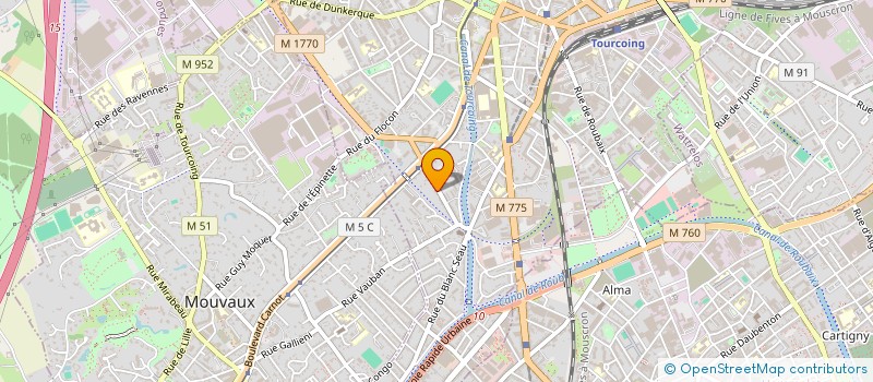 localisation de l'entreprise SOCIETE CIVILE FONCIERE MA CAMPAGNE  TOURCOING