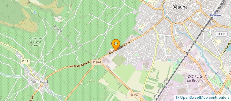 localisation de l'entreprise SOCIETE CIVILE FONCIERE VITICOLE DE COTE D'OR à BEAUNE