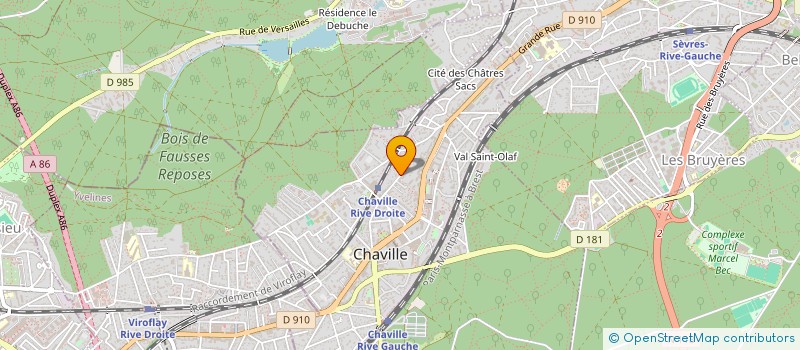 localisation de l'entreprise SOCIETE CIVILE FONDATEURS TIAG INDUSTRIE à CHAVILLE