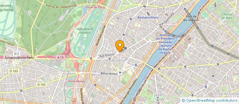 localisation de l'entreprise SOCIETE CIVILE FONMOZ  PARIS
