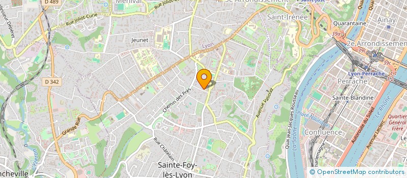 localisation de l'entreprise SOCIETE CIVILE FONT FREGE LE HAUT  LYON