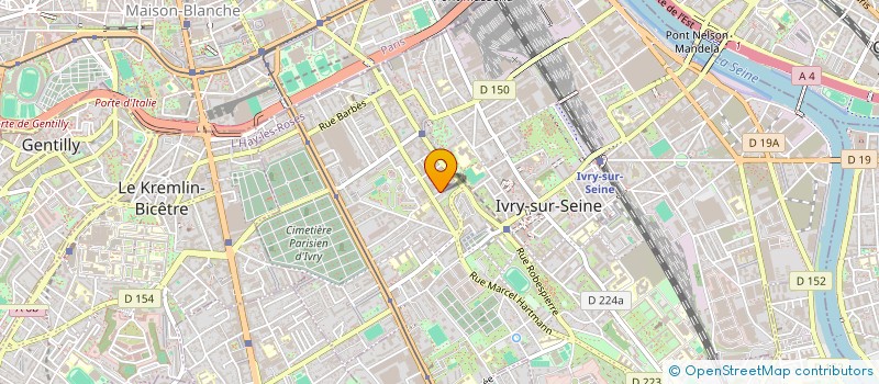 localisation de l'entreprise SOCIETE CIVILE FONTAINE à IVRY-SUR-SEINE