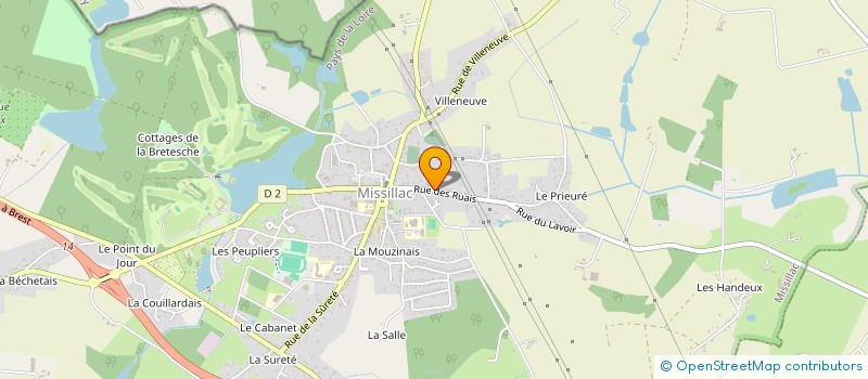 localisation de l'entreprise SOCIETE CIVILE FONTESTORBES  MISSILLAC