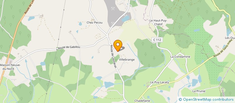 localisation de l'entreprise SOCIETE CIVILE FRADEL à ST YRIEIX LA PERCHE