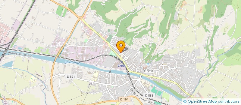 localisation de l'entreprise SOCIETE CIVILE FRANJAMINO  CREST