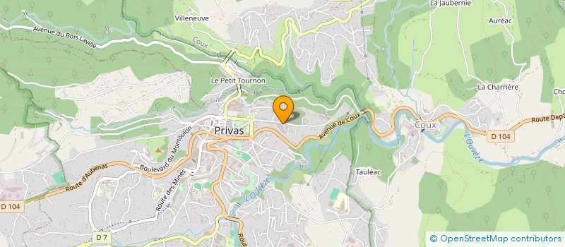 localisation de l'entreprise SOCIETE CIVILE FRAYOL  PRIVAS