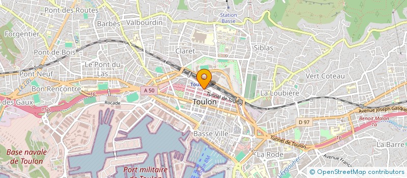 localisation de l'entreprise SOCIETE CIVILE FRICY  TOULON