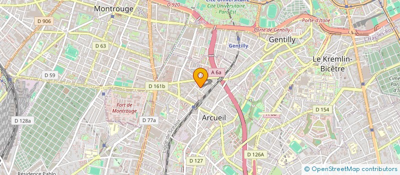 localisation de l'entreprise SOCIETE CIVILE FRIGOZIGO  ARCUEIL