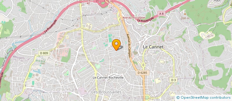 localisation de l'entreprise SOCIETE CIVILE FROGGIES à LE CANNET