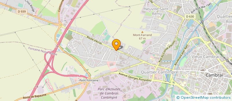 localisation de l'entreprise SOCIETE CIVILE FT EUROPE-LA QUENTINOISE  RAILLENCOURT-SAINTE-OLLE