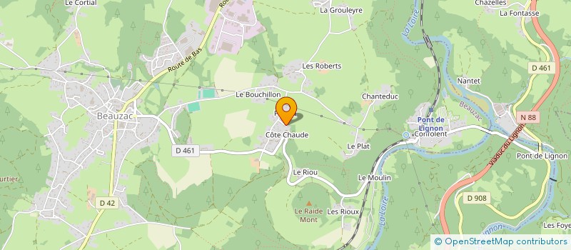 localisation de l'entreprise SOCIETE CIVILE FUCHA  BEAUZAC