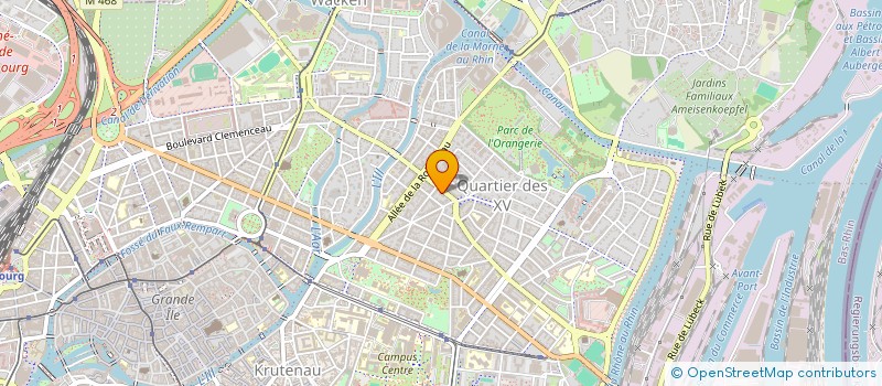 localisation de l'entreprise SOCIETE CIVILE FUTUR BERETZ à STRASBOURG