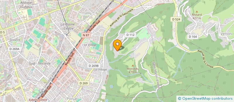 localisation de l'entreprise SOCIETE CIVILE G.E.M.  SAINT-MARTIN-D'HERES