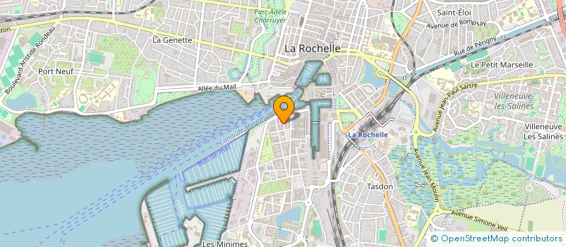 localisation de l'entreprise SOCIETE CIVILE GALAXYS  LA ROCHELLE