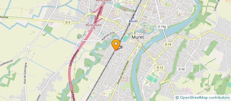 localisation de l'entreprise SOCIETE CIVILE GARANCE  MURET