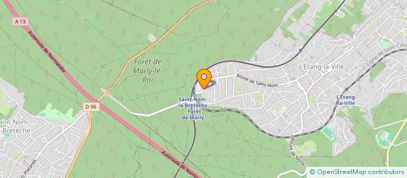 localisation de l'entreprise SOCIETE CIVILE GBK IMMO  L'ETANG-LA-VILLE