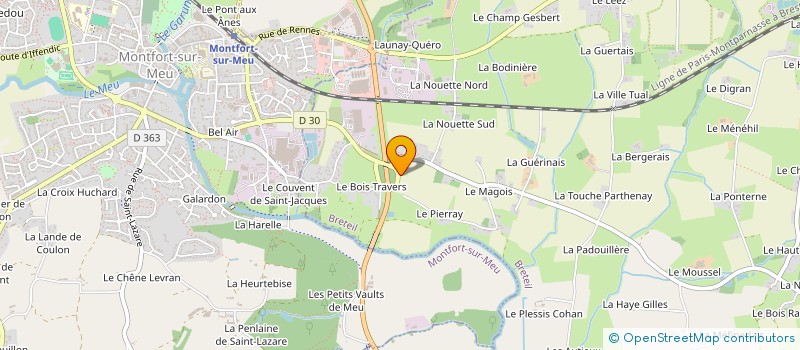 localisation de l'entreprise SOCIETE CIVILE GESLIN  BRETEIL