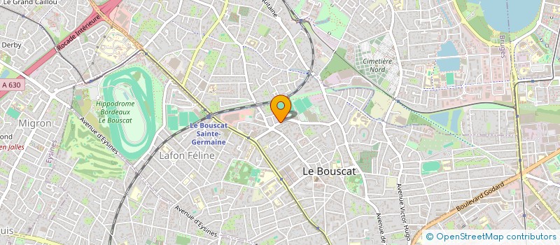 localisation de l'entreprise SOCIETE CIVILE GESTIB  LE BOUSCAT