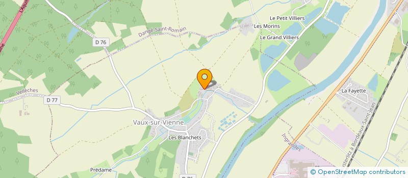 localisation de l'entreprise SOCIETE CIVILE GESTION IMMO  VAUX-SUR-VIENNE